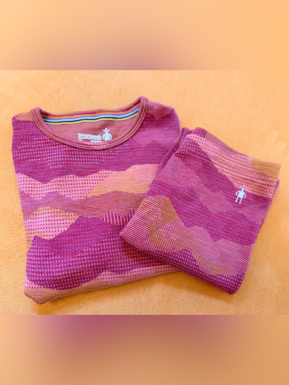 Smartwool Kids Classic Merino Wool Top & Bottom MEDIUM